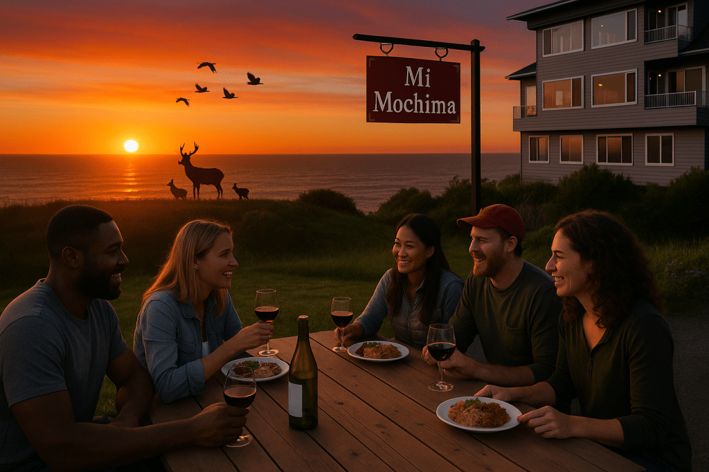 Well fed and rested before hiking California's Lost Coast Trail