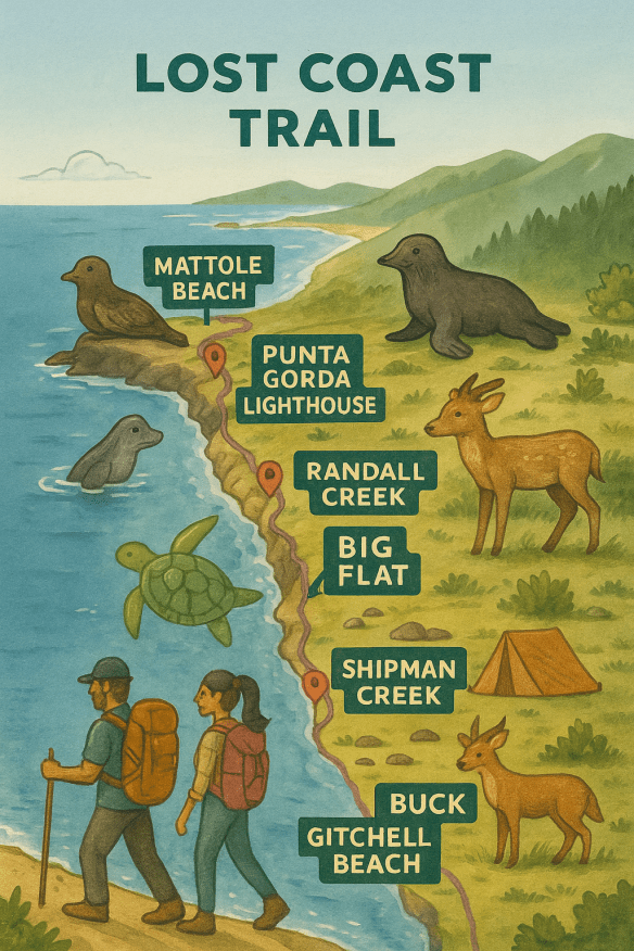 California's Lost Coast Trail Guide