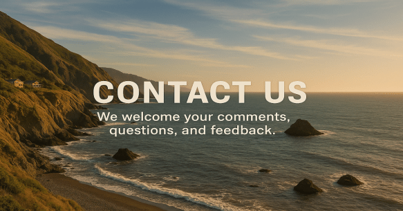 Shelter Cove House Contact Us - Feedback, Suggestions, Complaints, Comments and/or Questions