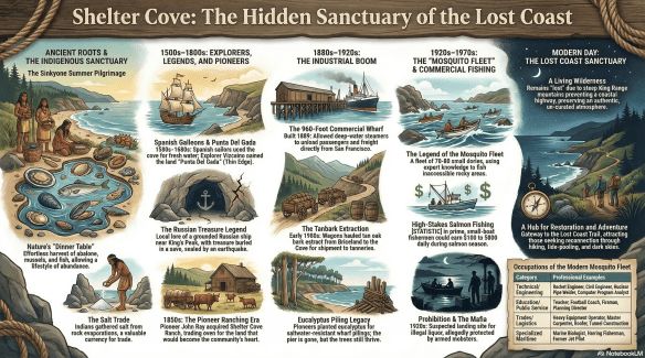 Shelter Cove on the Lost Coast - History