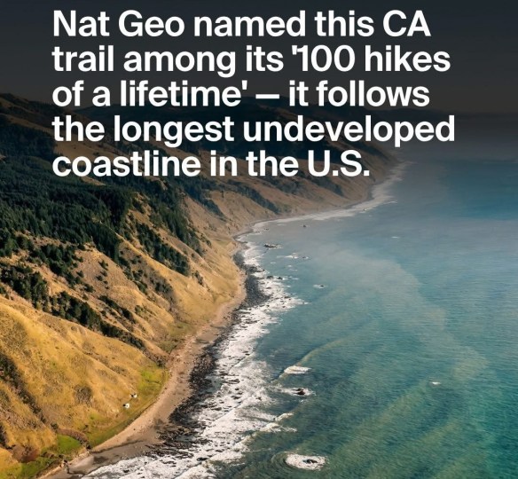 The Lost Coast Trail - National Geographic 100 hikes of a lifetime